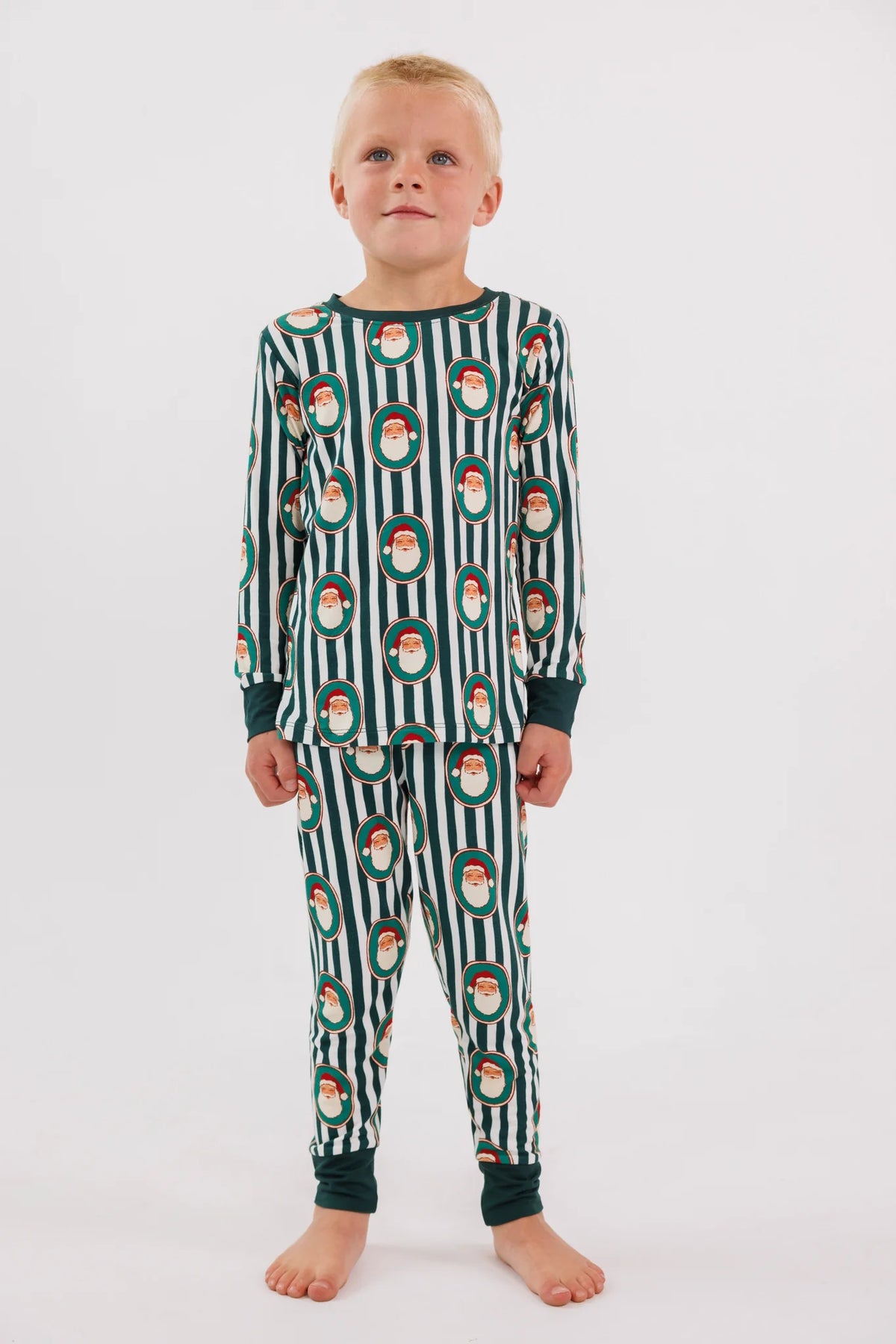 Green Santa Claus Lane PJ Set
