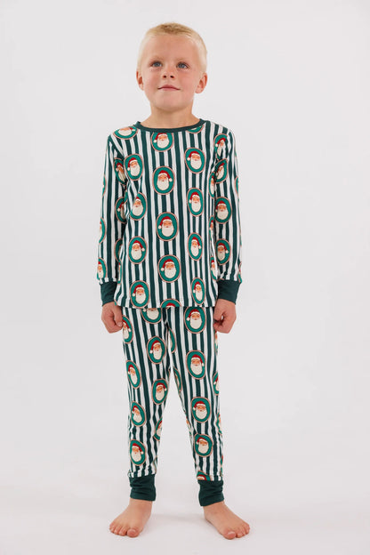 Green Santa Claus Lane PJ Set