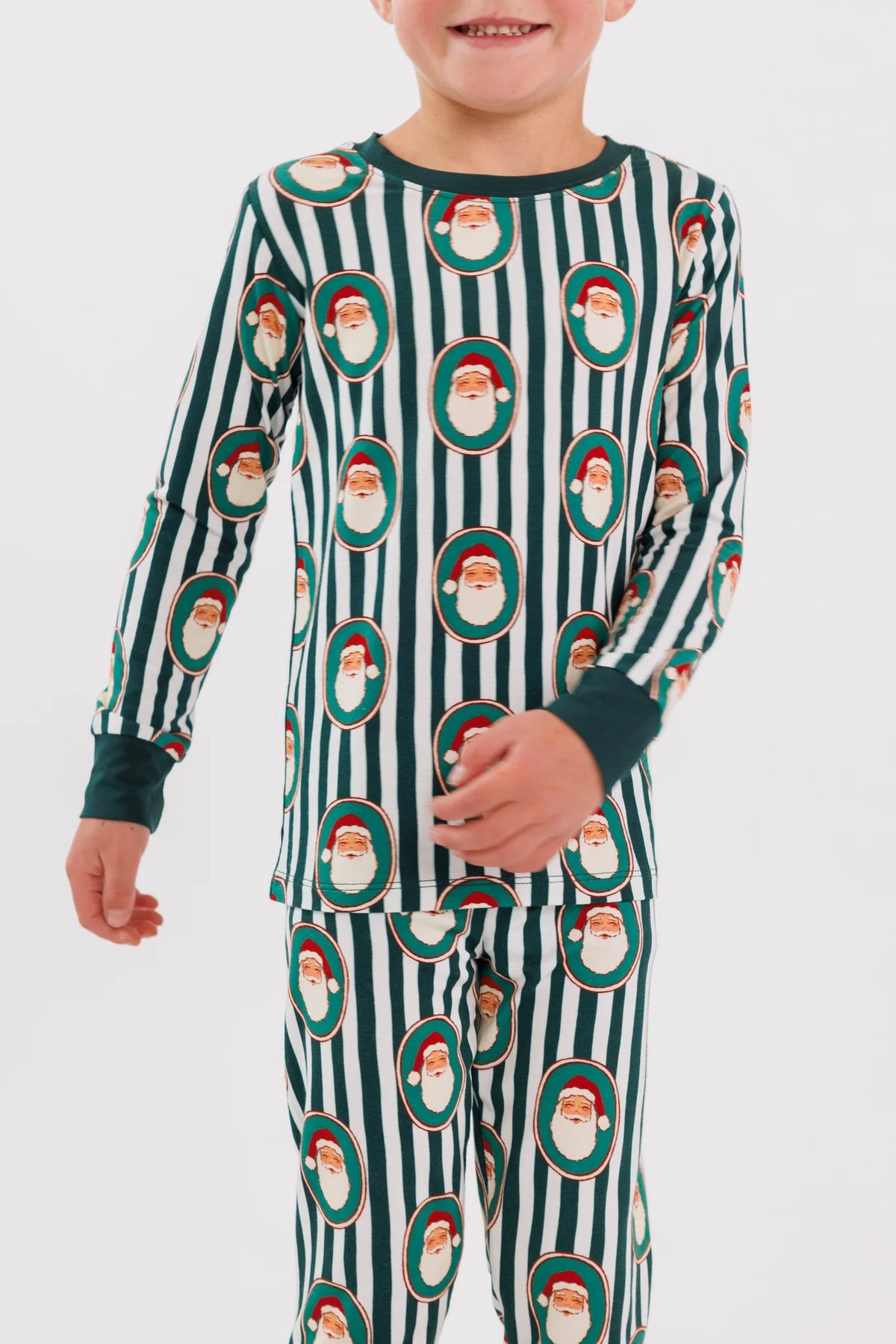 Green Santa Claus Lane PJ Set