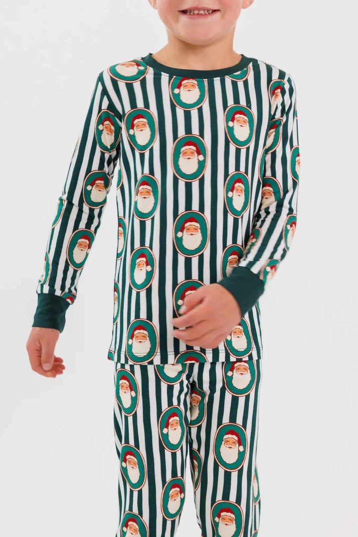 Green Santa Claus Lane PJ Set