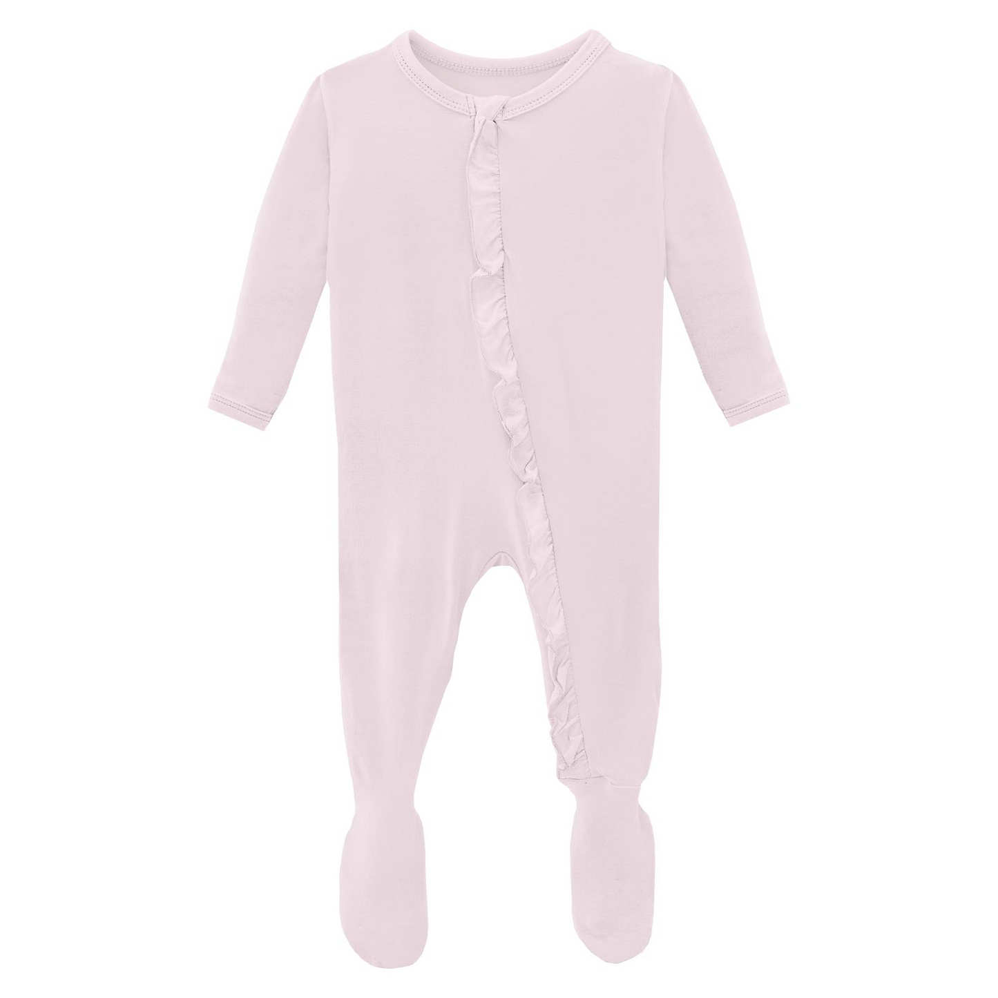 Shrinking Violet Ruffle Footie