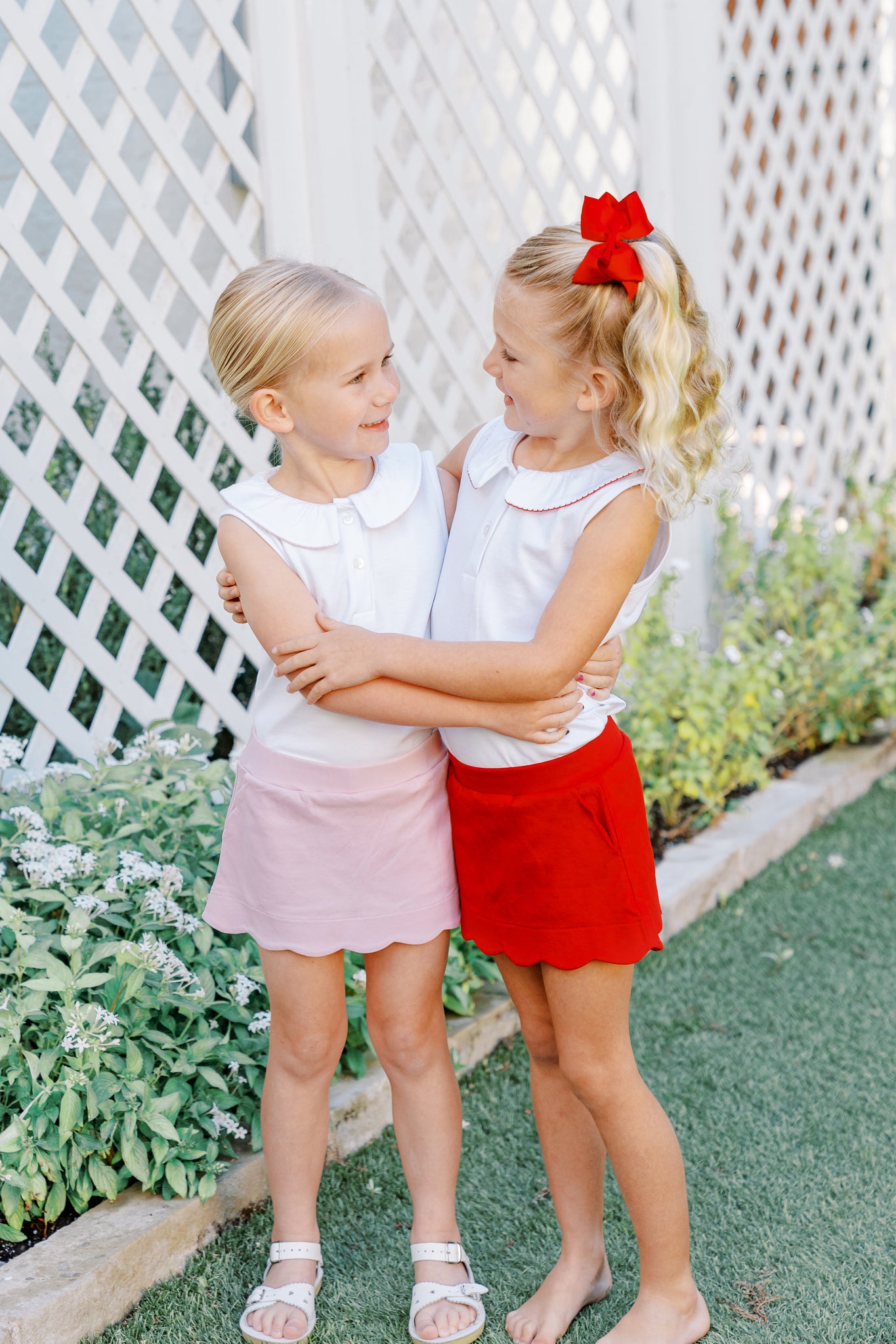 Scallop Skort Pink