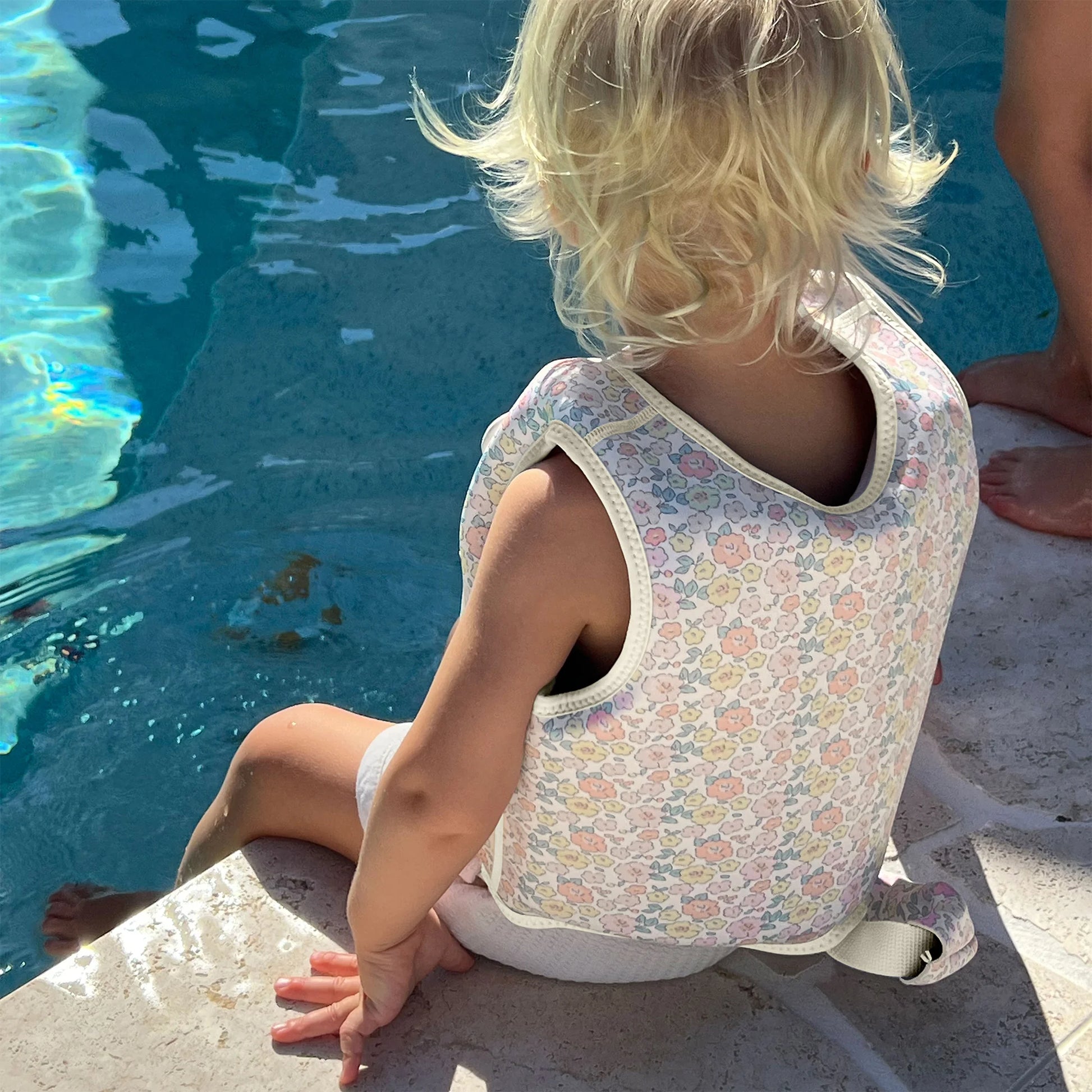 Into the Garden Ditsy Floral Swim Vest