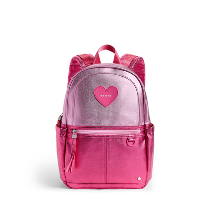 Kane Mini Backpack, Pink/Hot Pink Colorblock