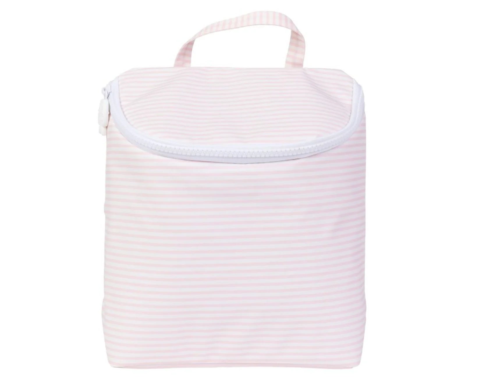 Bottle Bag, Pink Stripe
