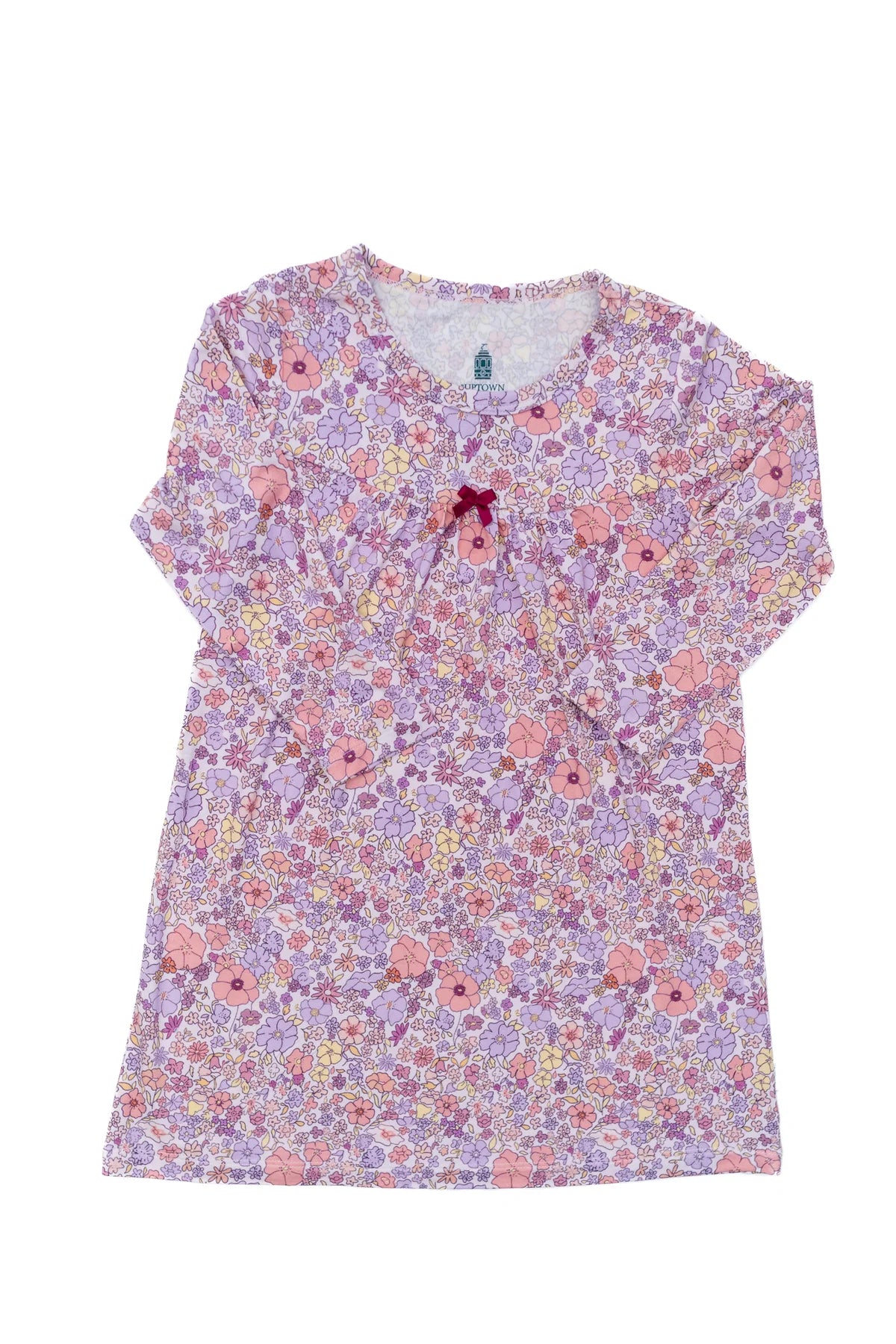 Ditsy Floral Long-Sleeve Dress