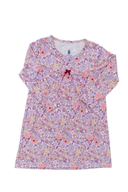 Ditsy Floral Long-Sleeve Dress