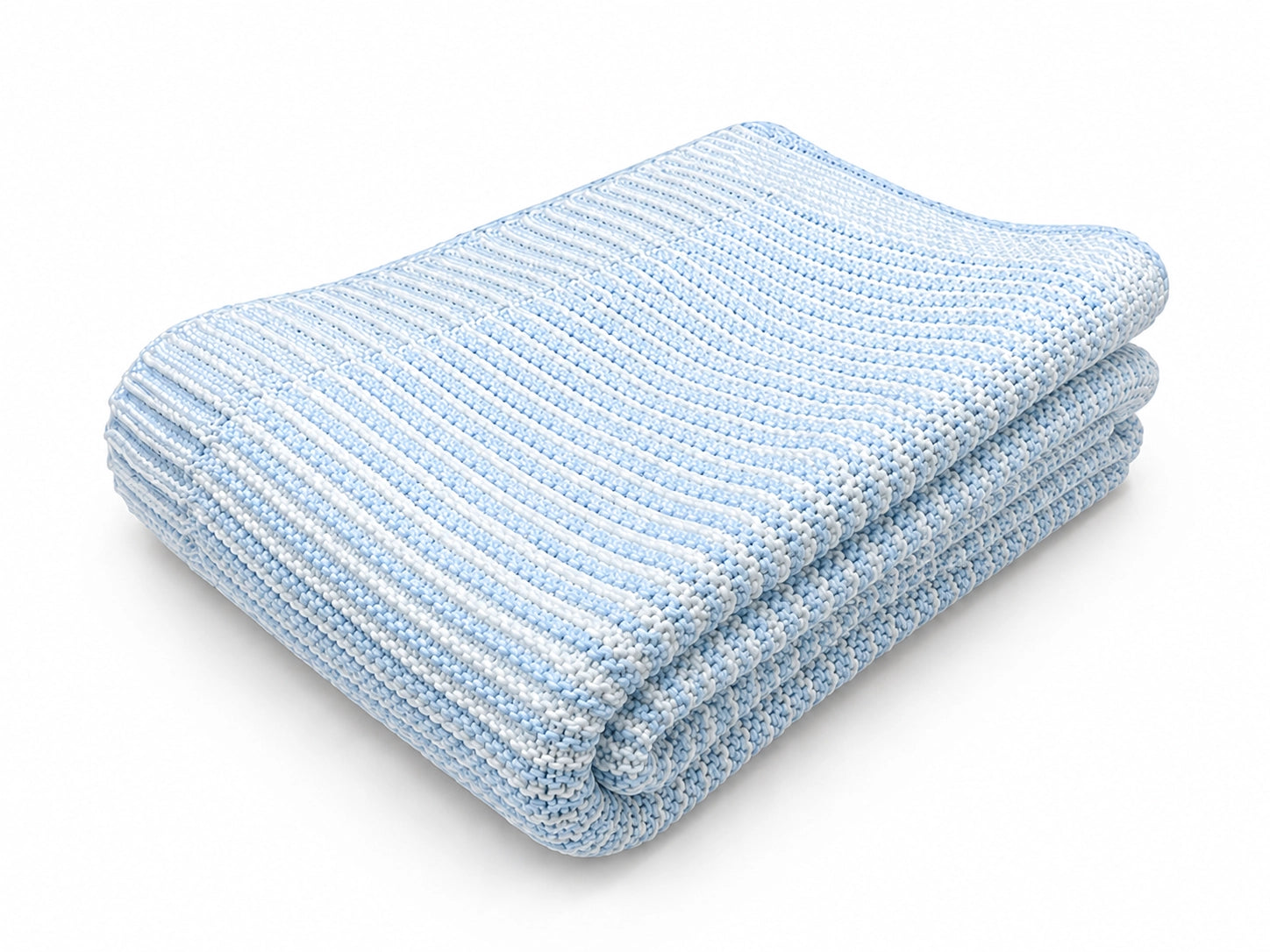 Blue/White Stripe Blanket