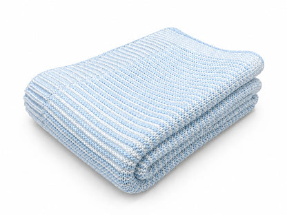 Blue/White Stripe Blanket