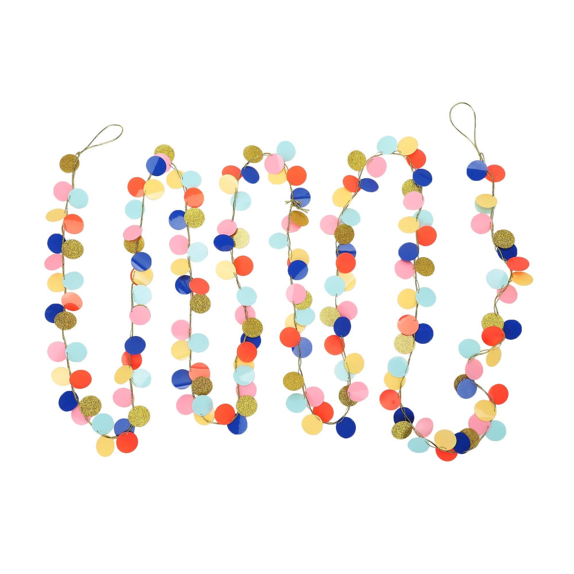 Rainbow Confetti Garland