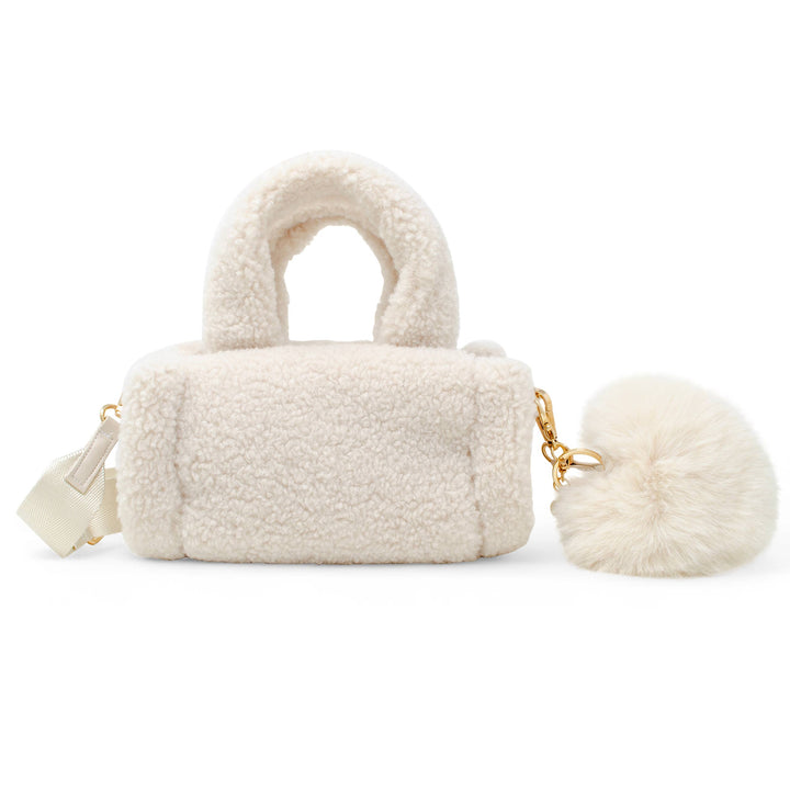 Girl's Cozy Cloud Mini Duffle Bag: Beige