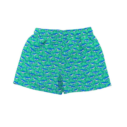St. Simons Swim Trunk Green Shark