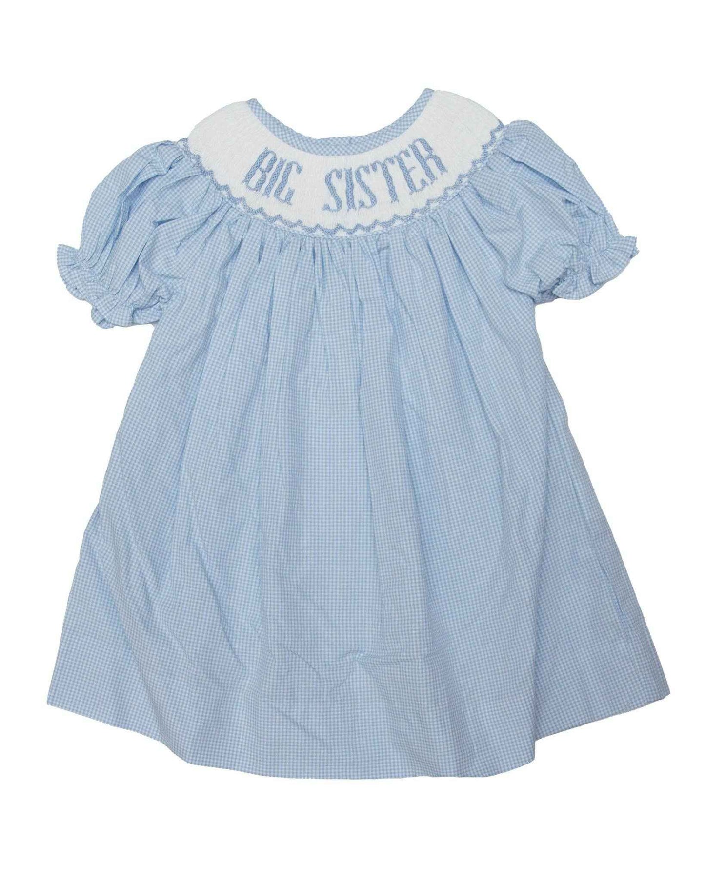 Big Sister - Blue Gingham Dress