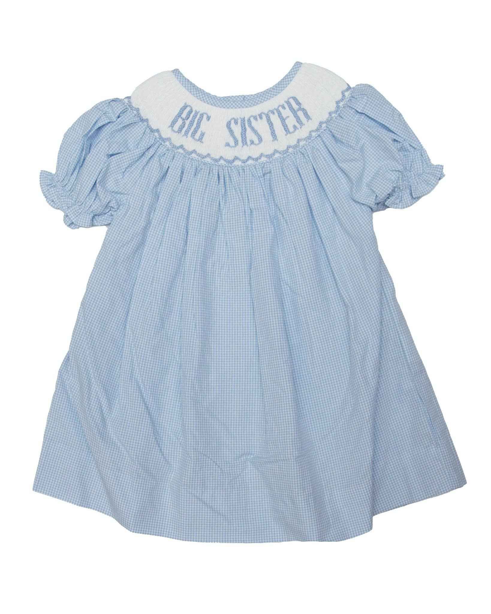 Big Sister - Blue Gingham Dress