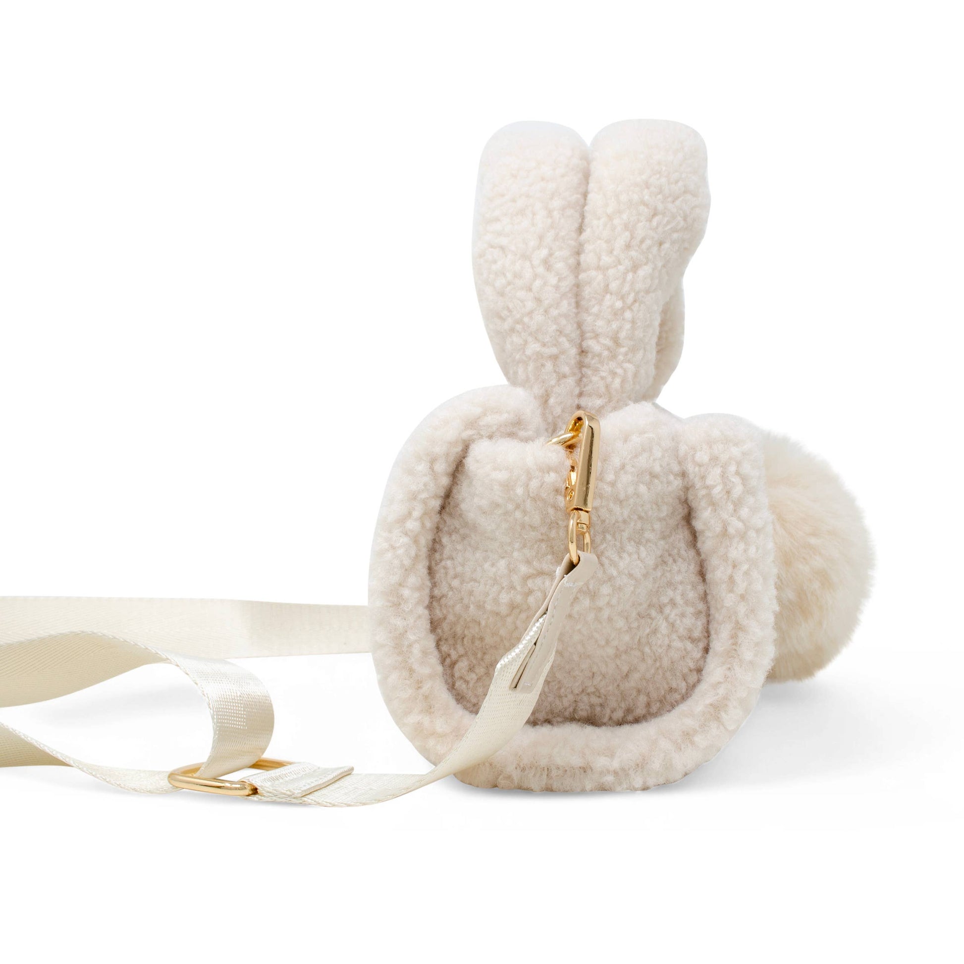 Girl's Cozy Cloud Mini Duffle Bag: Beige