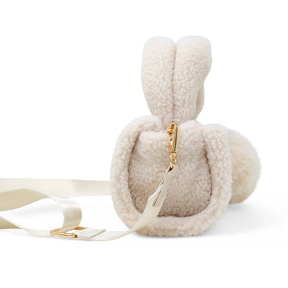 Girl's Cozy Cloud Mini Duffle Bag: Beige