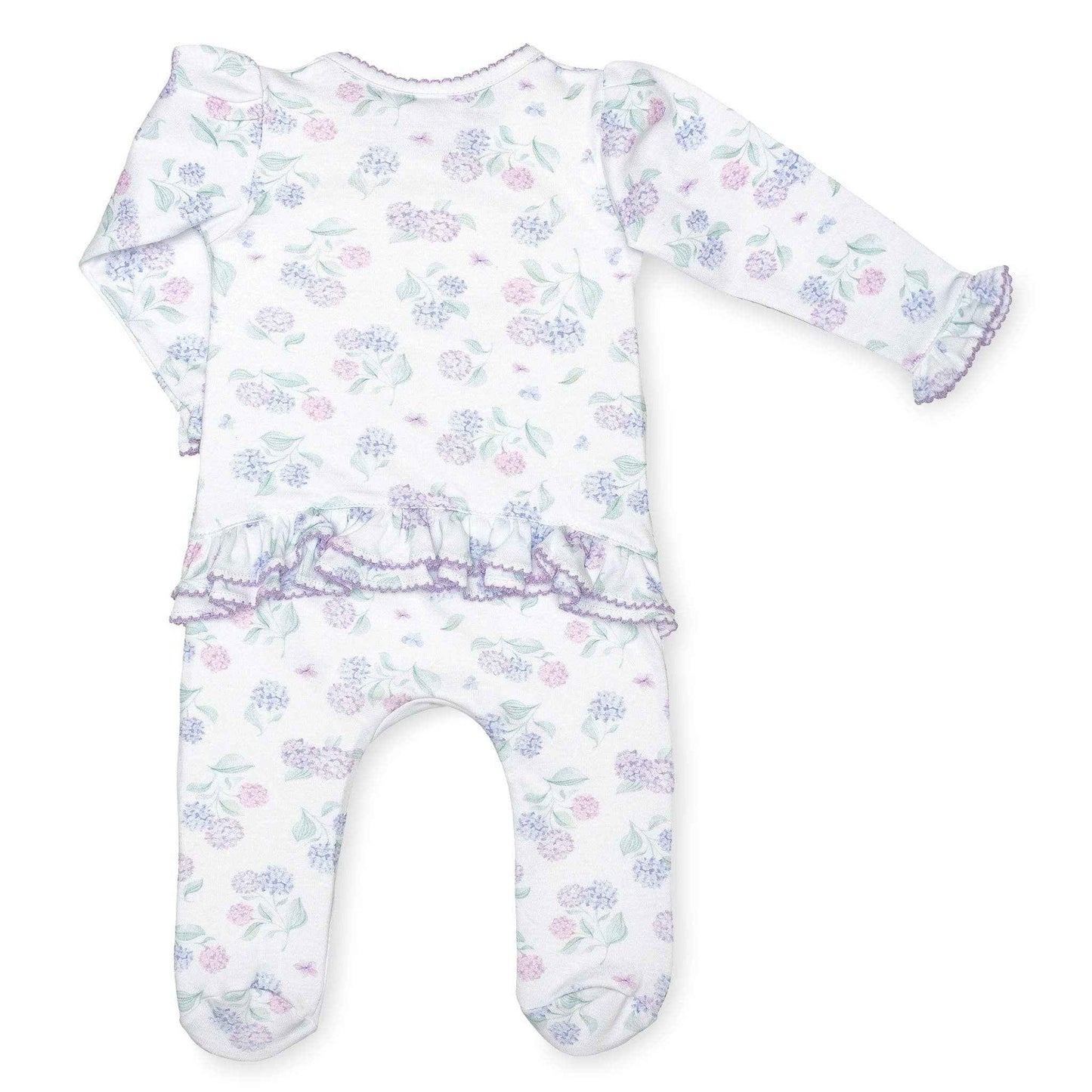 Hydrangea Ruffle Footie: 3M