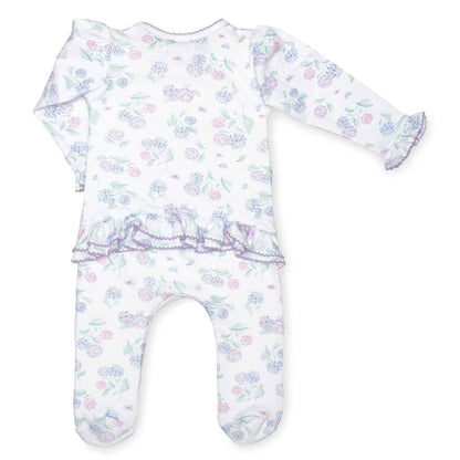 Hydrangea Ruffle Footie: 3M