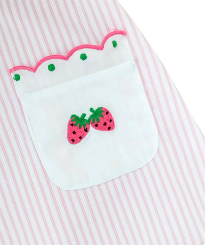 Strawberries Girl's Bloomer Set