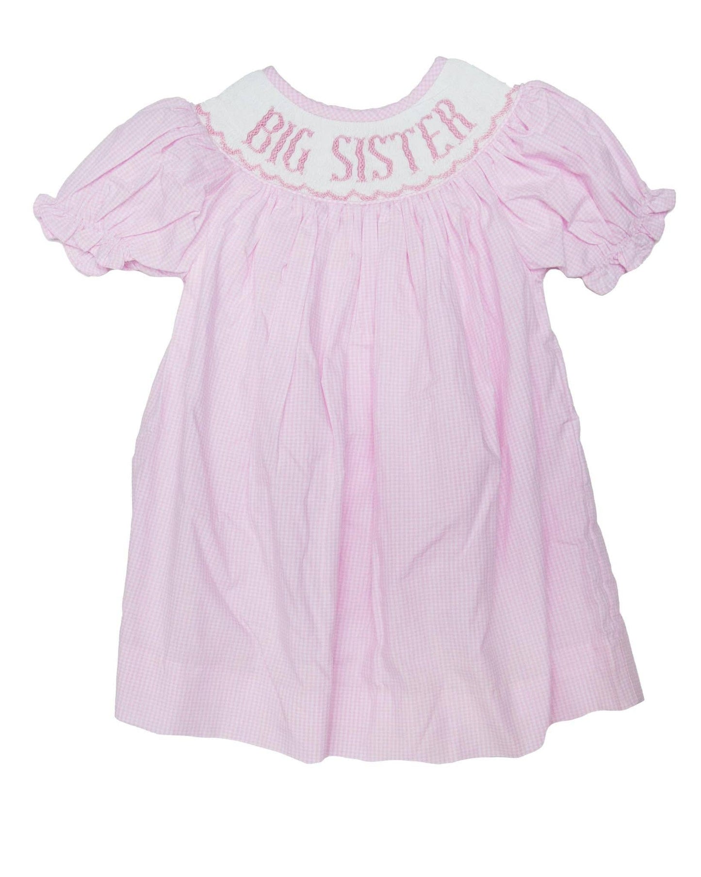 Big Sister - Pink Gingham Dress