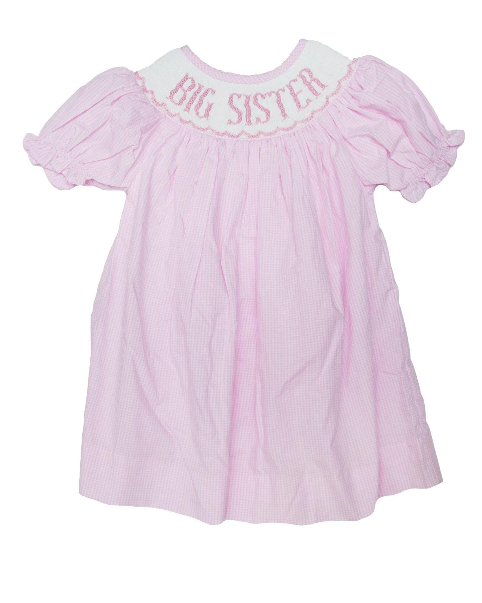 Big Sister - Pink Gingham Dress