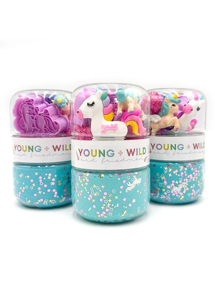 Grab & Go Dough Jar, Unicorn