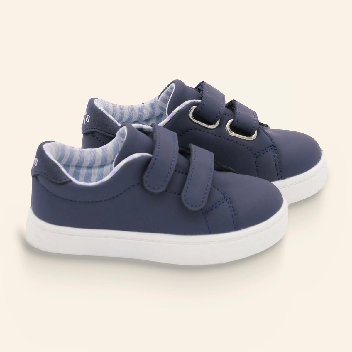 Navy Leather Sneaker