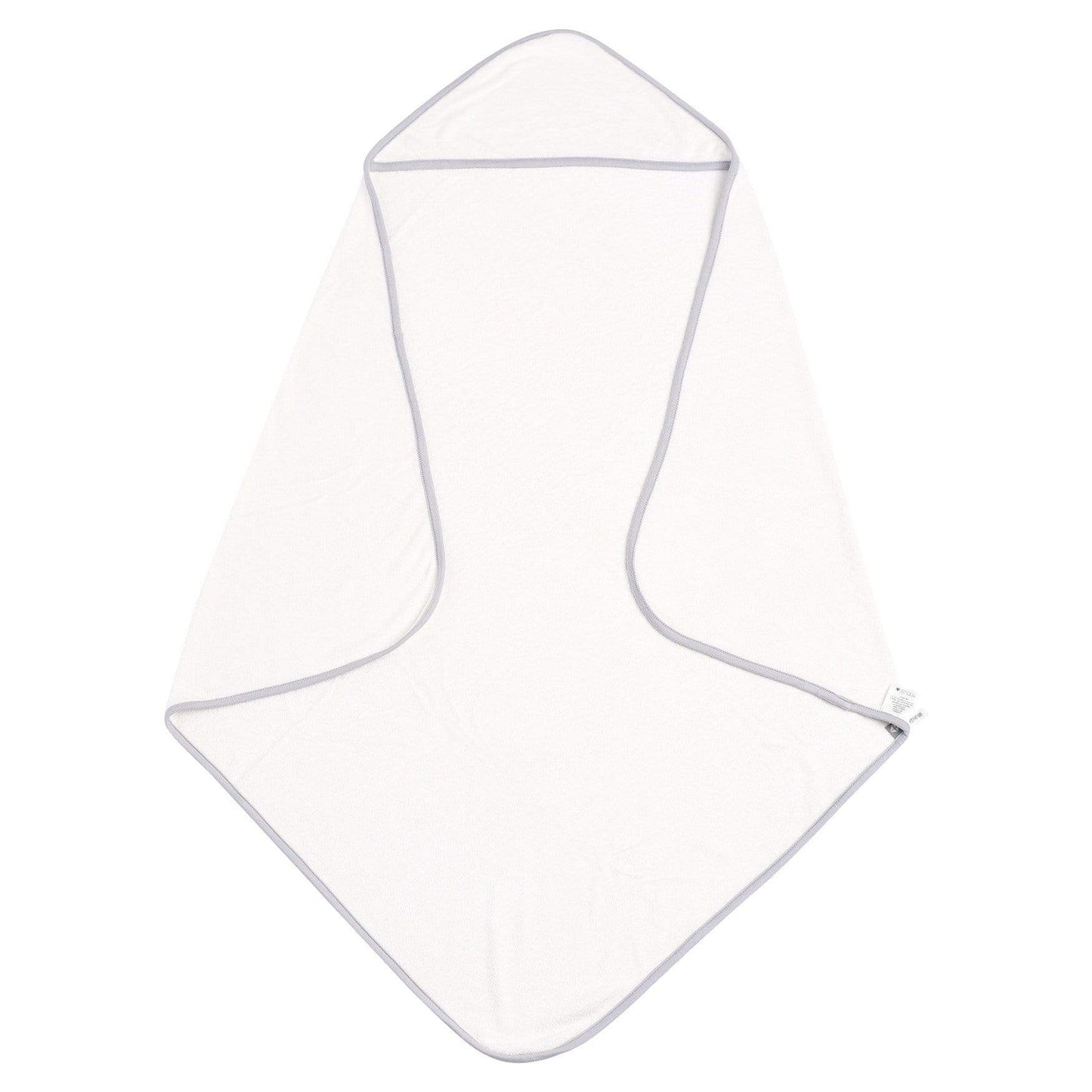 Kyte Baby Infant Hooded Bath Towel- Cloud with Storm Trim