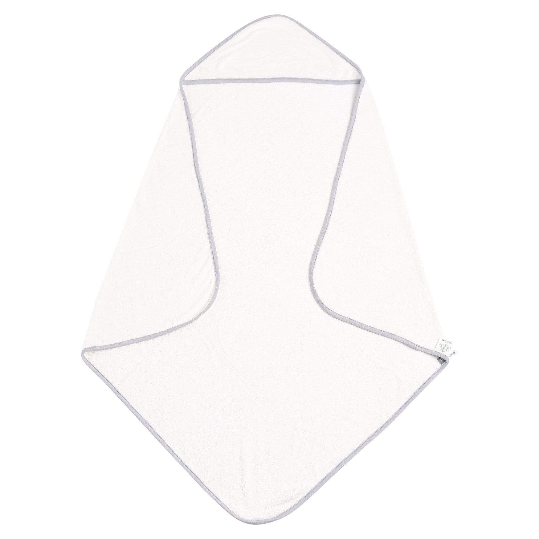 Kyte Baby Infant Hooded Bath Towel- Cloud with Storm Trim