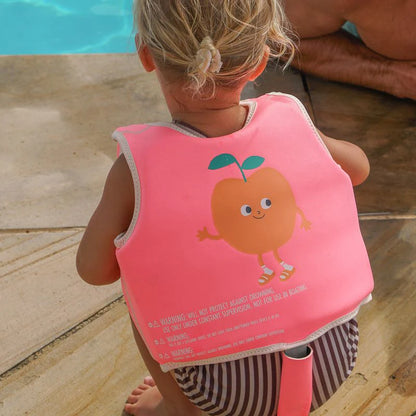 Swim Vest Poppy the Peach Neon Pink
