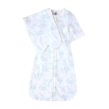 Butterfly Swaddle Blue Safari