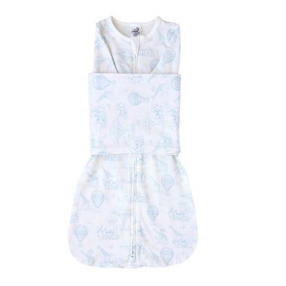 Butterfly Swaddle Blue Safari