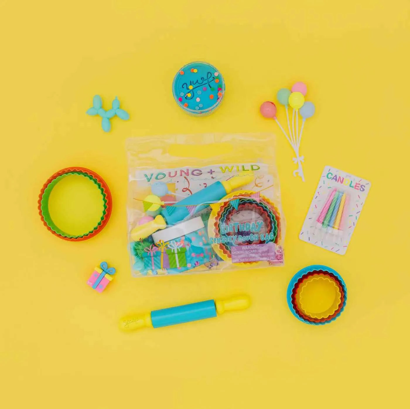 Sensory Dough Bag, Birthday