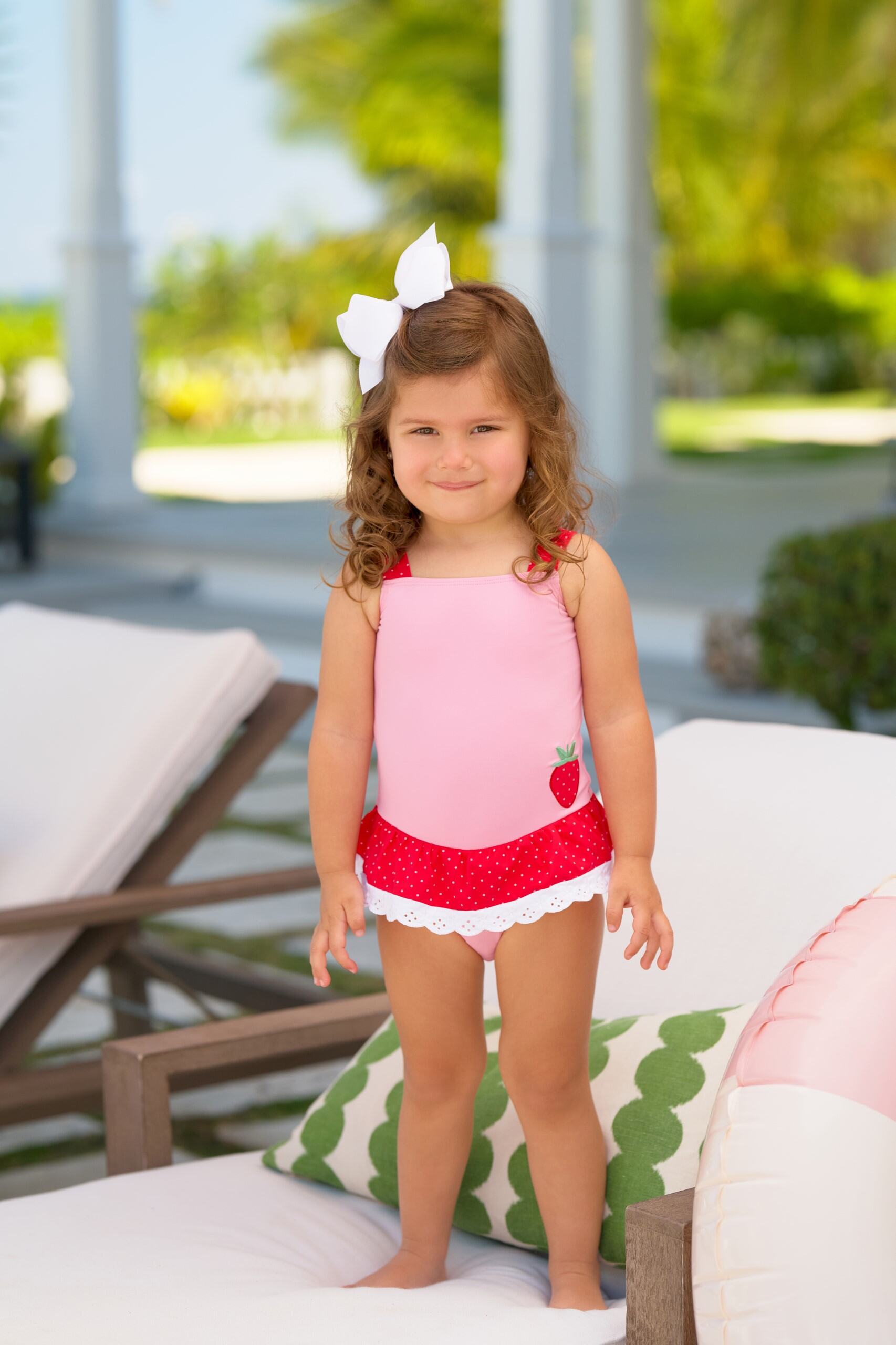 Grace Bay Bathing Suit- Hamptons Hot Pink/Strawberry