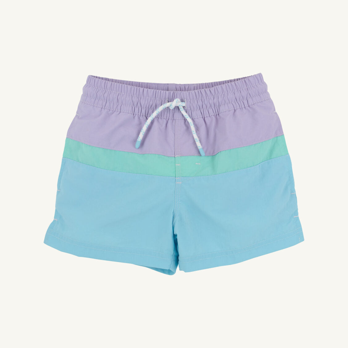 Country Club Colorblock Trunk- Lauderdale Lavender Turks Teal
