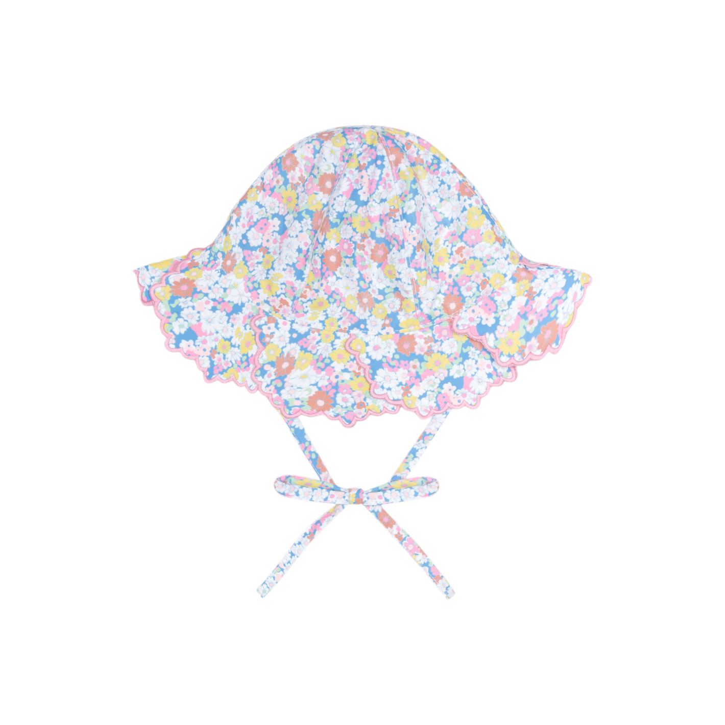 Jasmine Blossom Scalloped Sun Hat