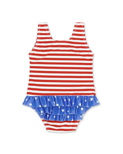 Sun Babe One-Piece, True Red