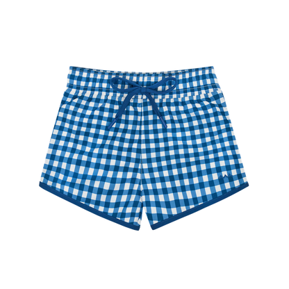 Boys Navy Picnic Gingham Boardie