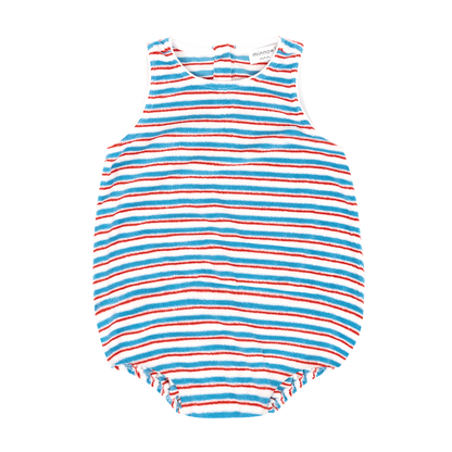 Baby Jetty Stripe French Terry Bubble Romper