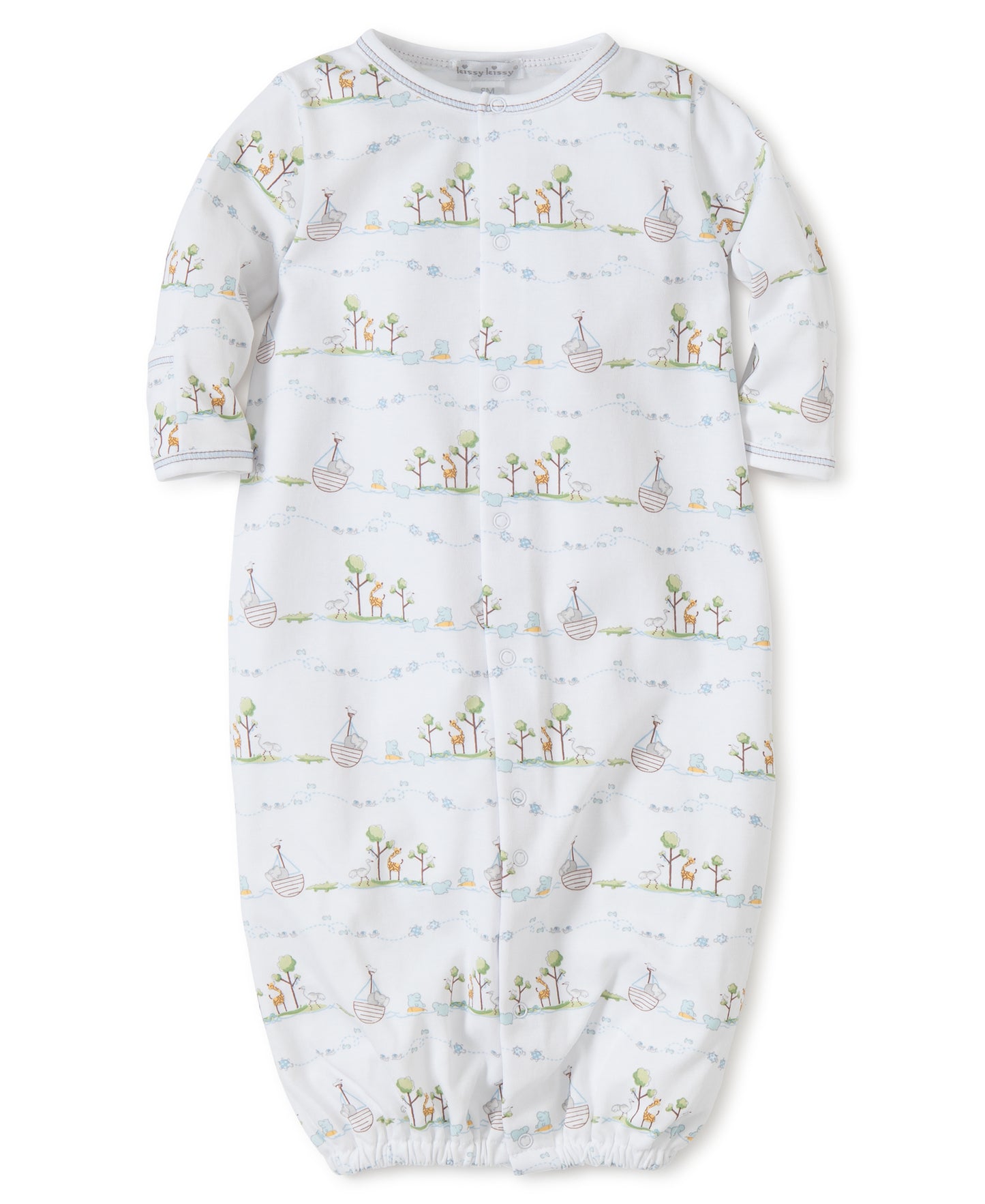Blue Noah's Ark Converter Gown