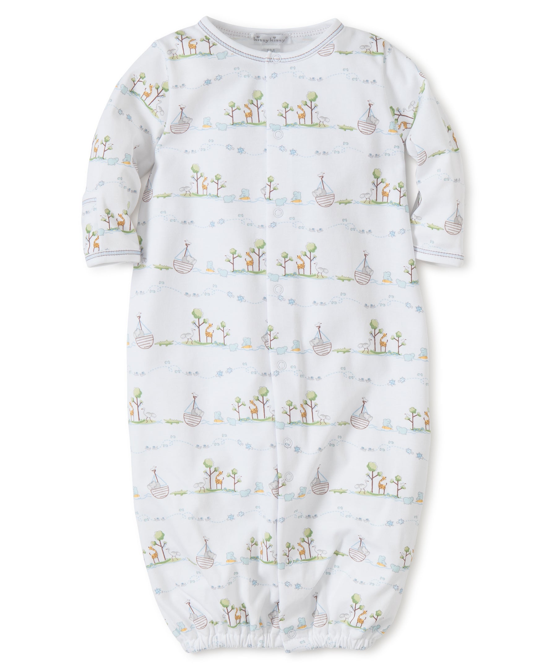 Blue Noah's Ark Converter Gown