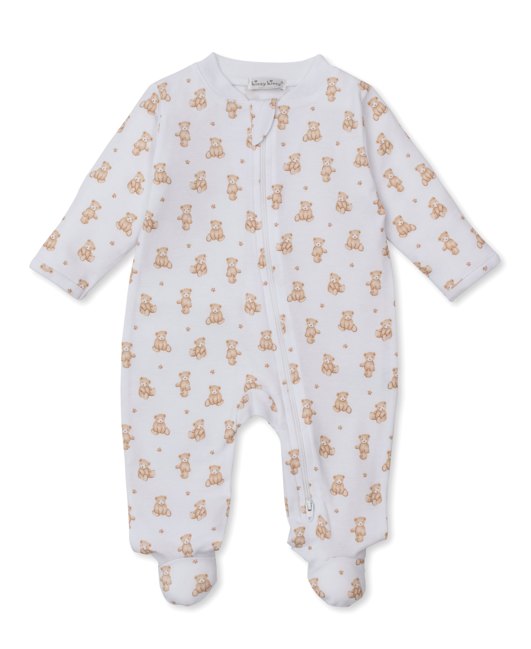 Teddy Bears Zip Footie