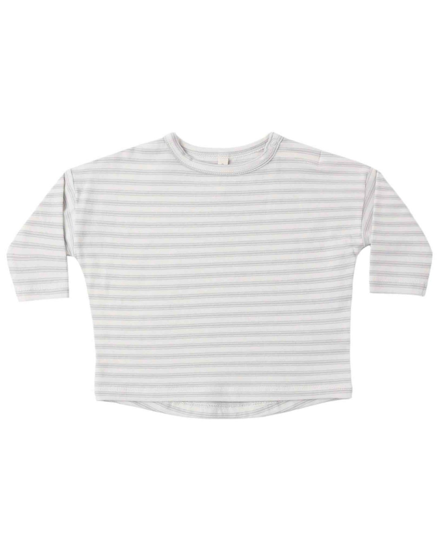 Long Sleeve Tee, Cloud Stripe