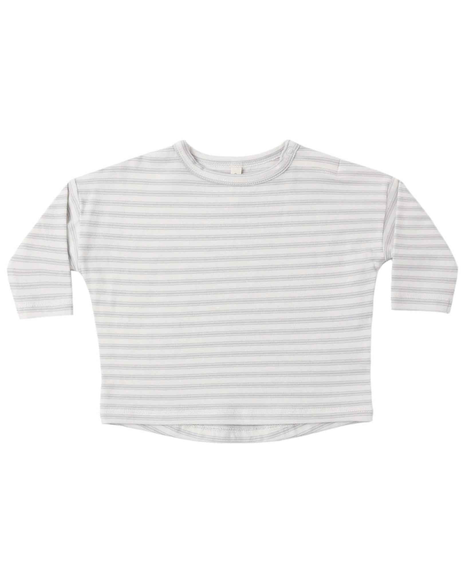 Long Sleeve Tee, Cloud Stripe