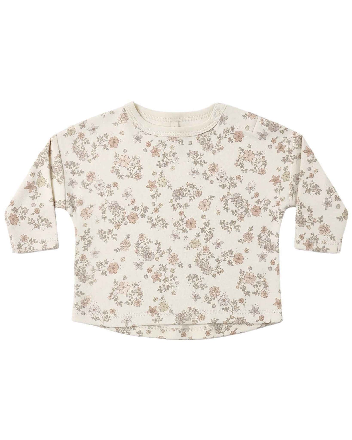 Long Sleeve Tee, Floral Vine