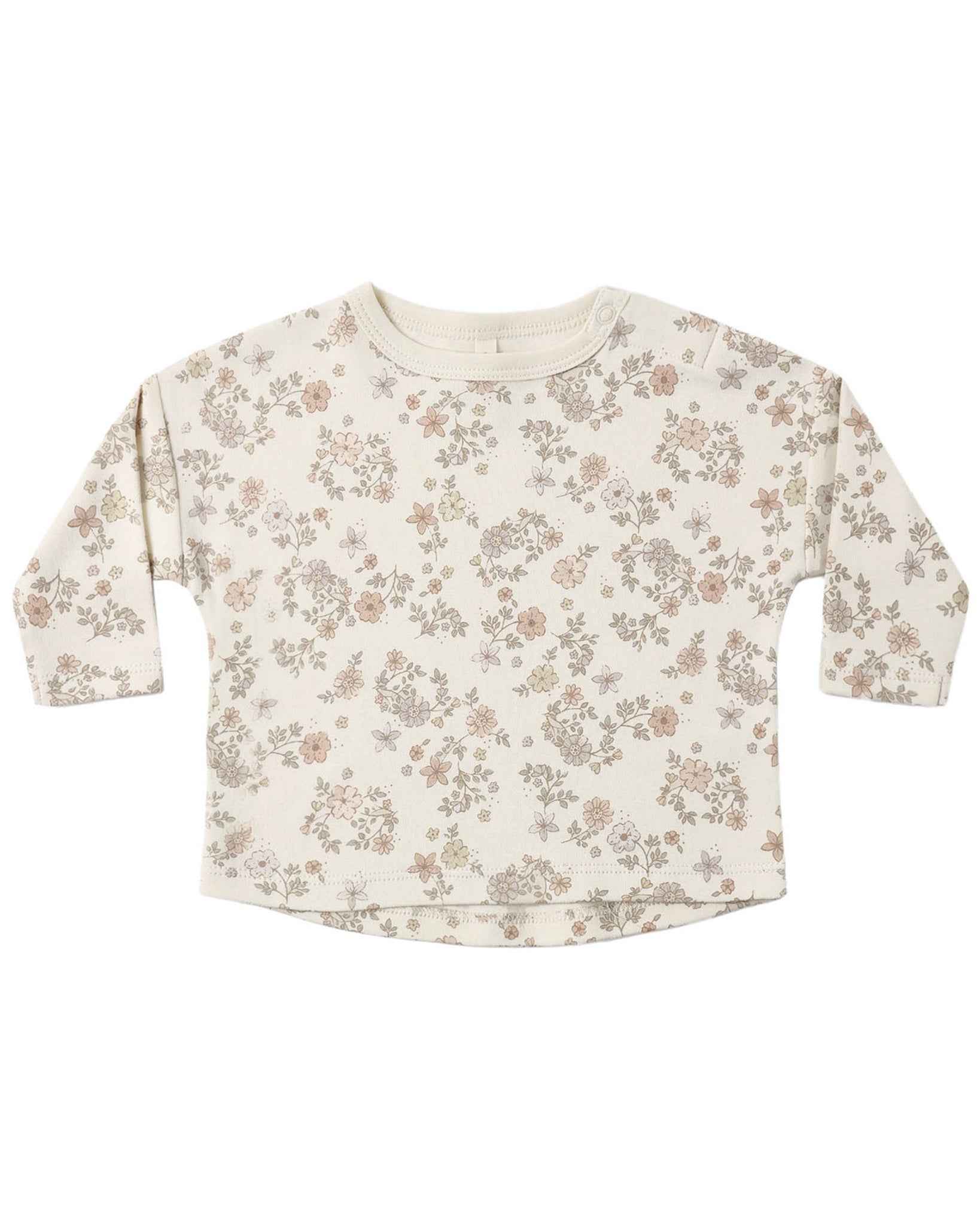Long Sleeve Tee, Floral Vine