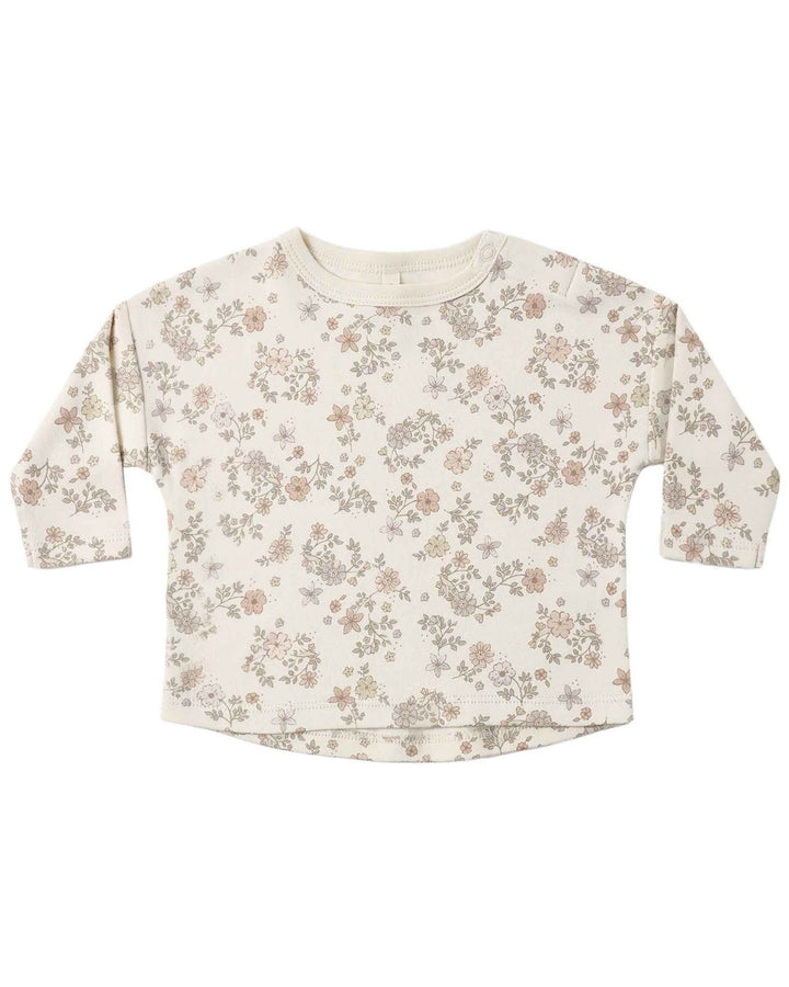 Long Sleeve Tee, Floral Vine