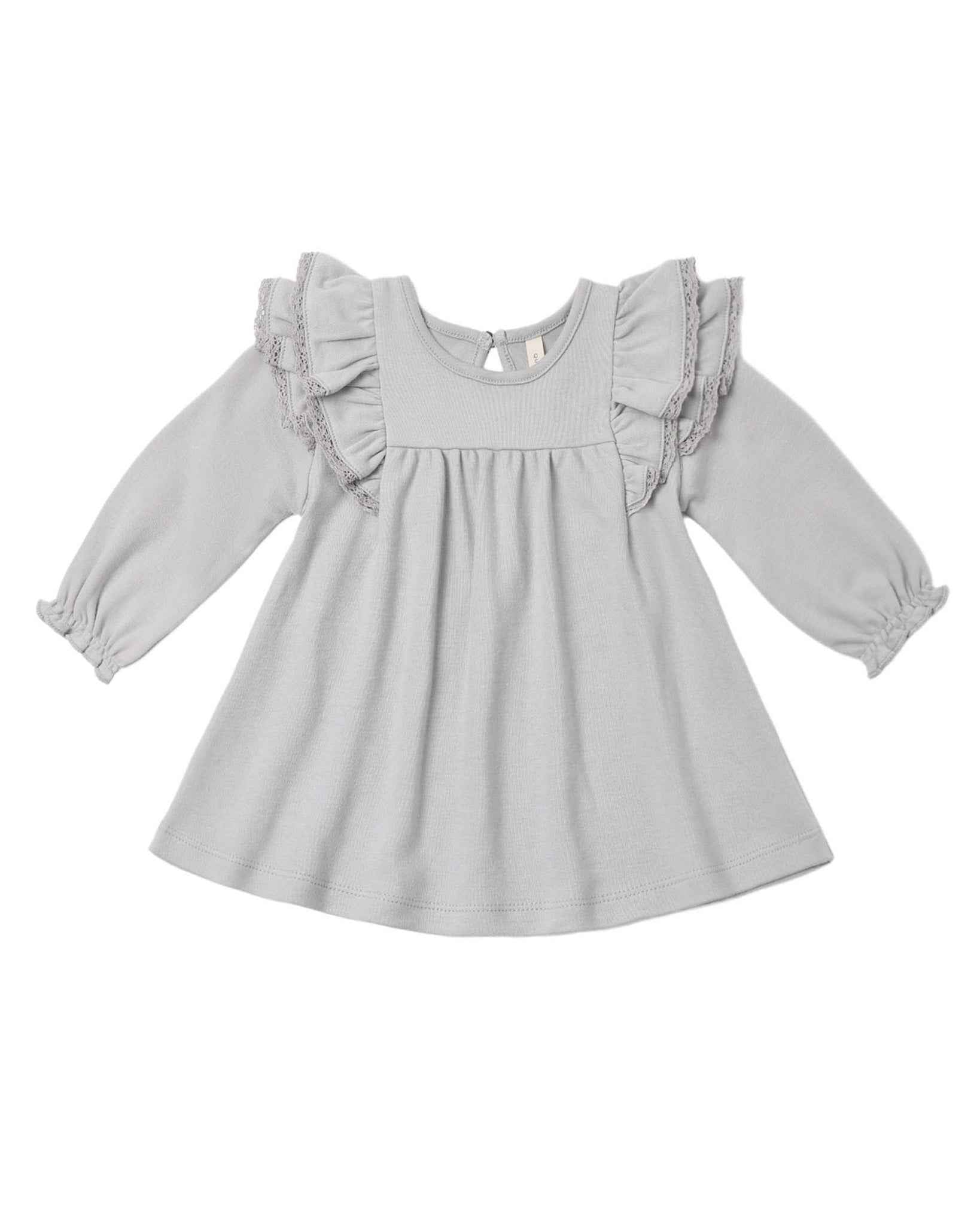 Long Sleeve Flutter Cloud Dress