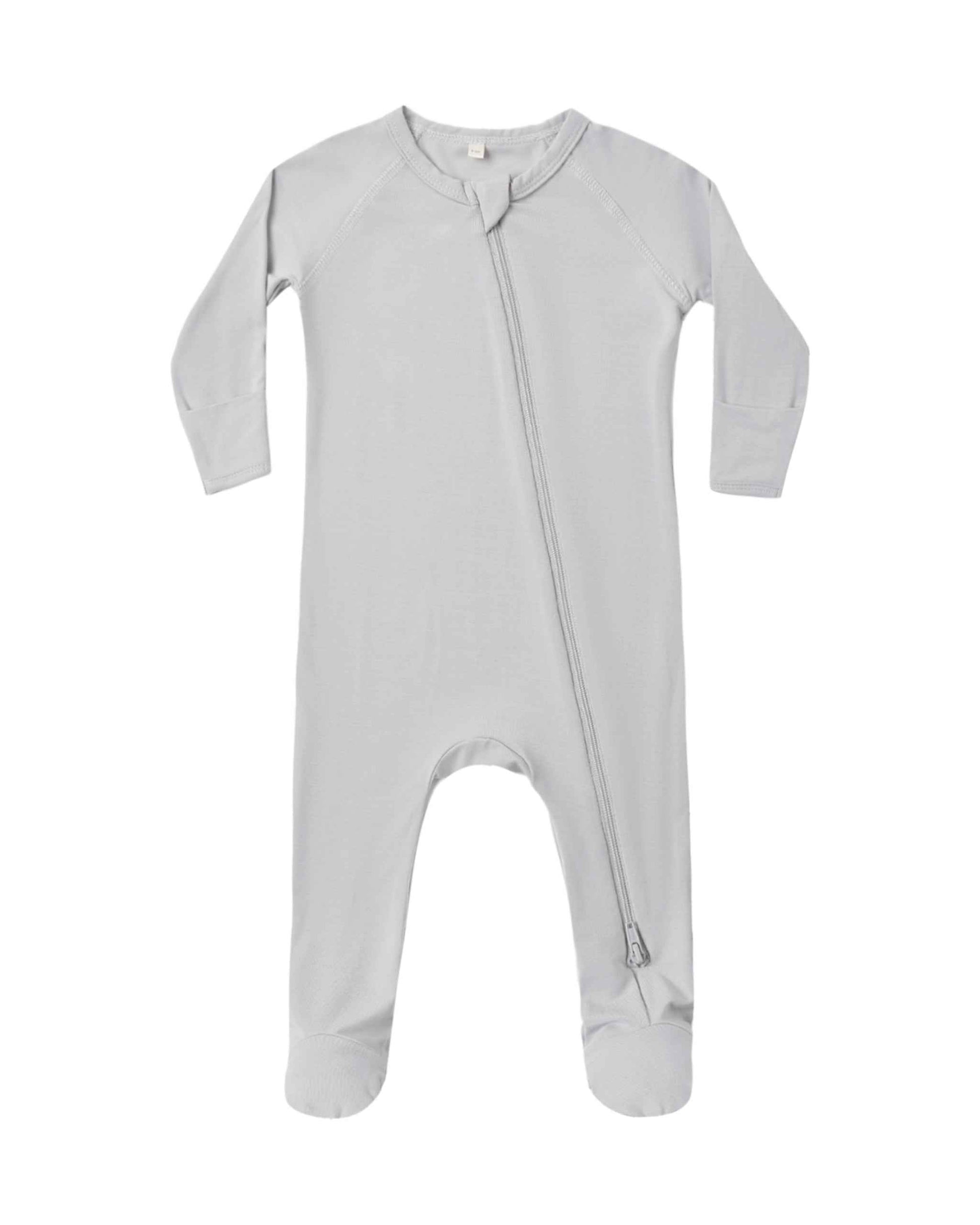 Bamboo Zip Footie, Cloud