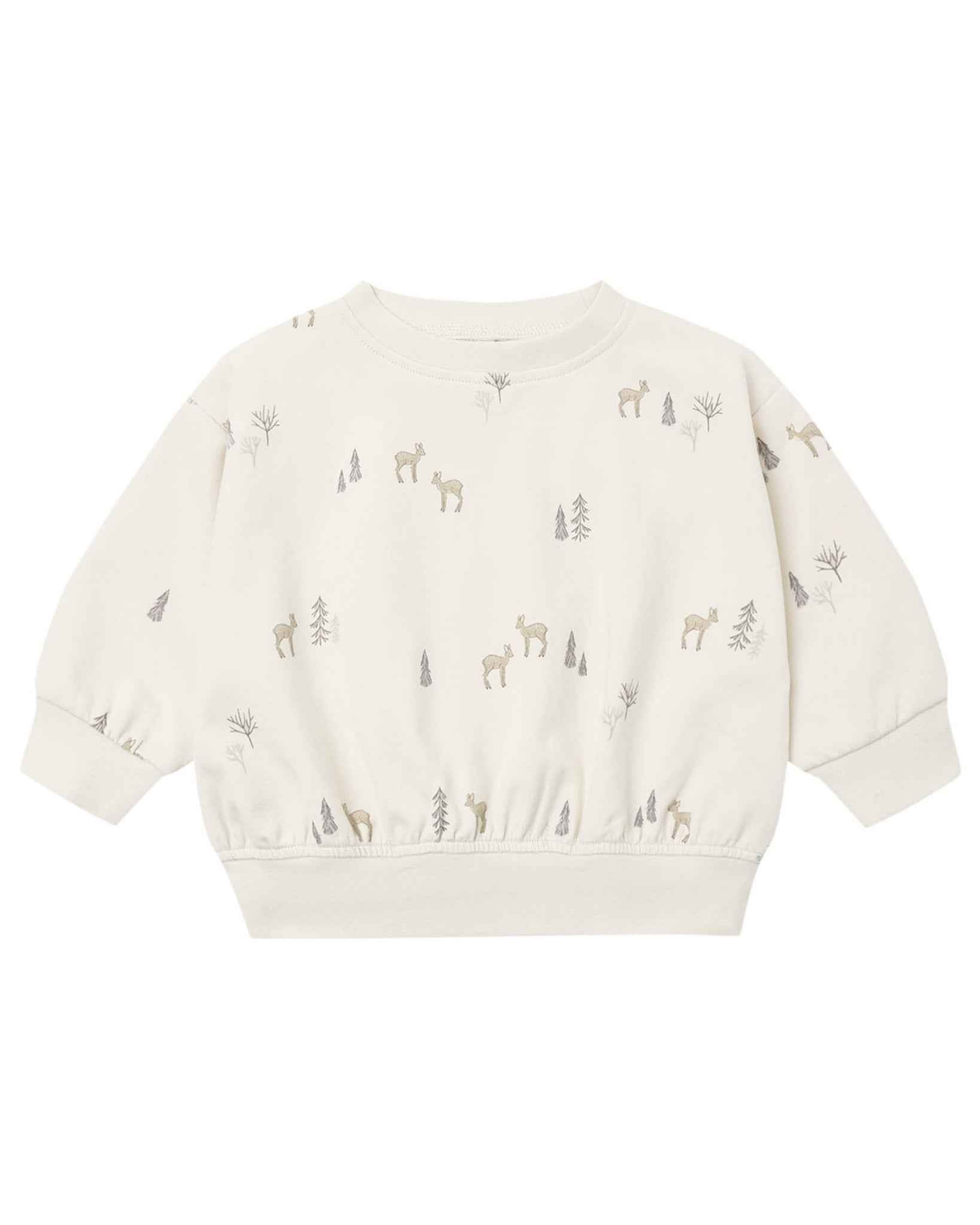Relaxed Sweatshirt, Deer